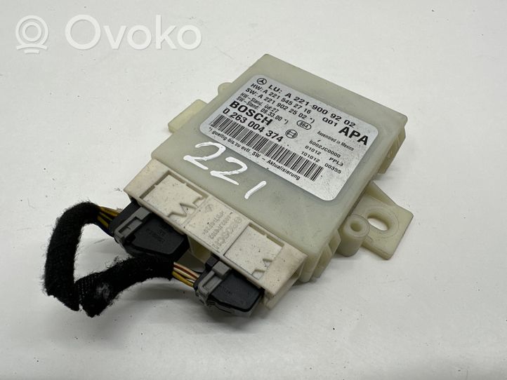 Mercedes-Benz S W221 Parking PDC control unit/module A2219009202