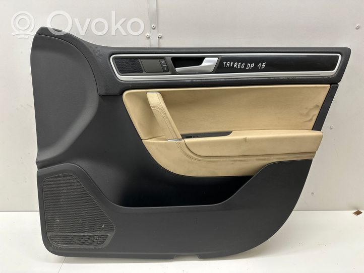 Volkswagen Touareg II Front door card panel trim 