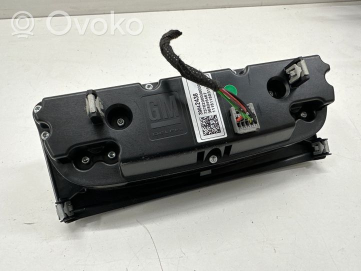 Opel Astra K Climate control unit 39042438