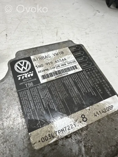 Volkswagen PASSAT CC Turvatyynyn ohjainlaite/moduuli 5N0959655AA