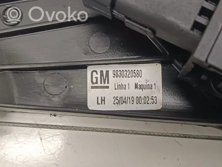 Opel Grandland X Mécanisme lève-vitre de porte arrière avec moteur 9830320580