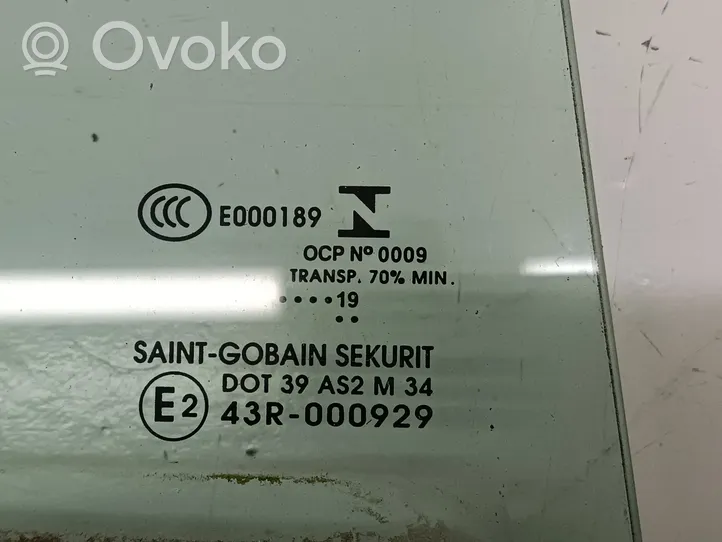 Opel Grandland X Pagrindinis galinių durų stiklas 43R000929