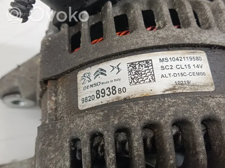 Opel Grandland X Generatore/alternatore 9820893880