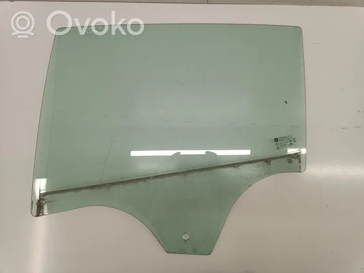 Opel Astra K Rear door window glass 43R010840