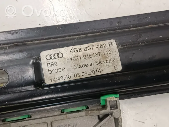 Audi A7 S7 4G Etuikkunan nostomekanismi ilman moottoria 4G8837462B