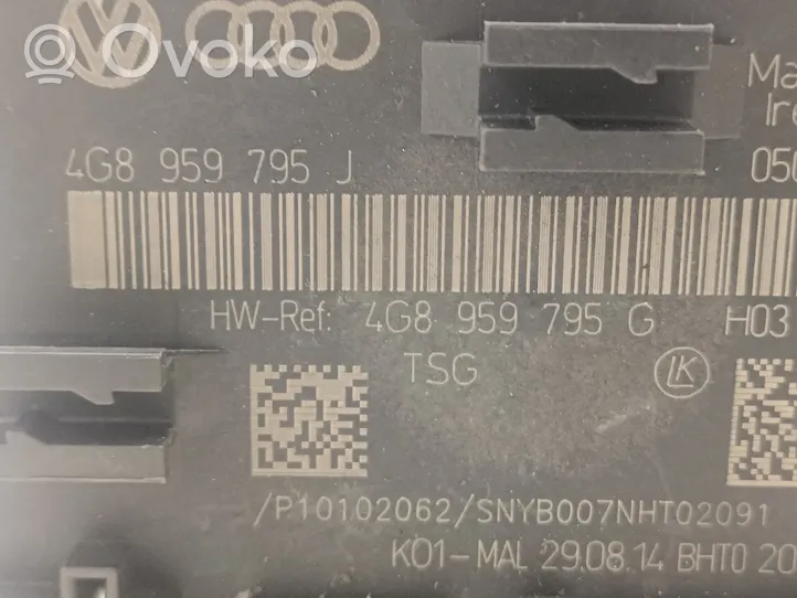 Audi A7 S7 4G Durų elektronikos valdymo blokas 4G8959795G