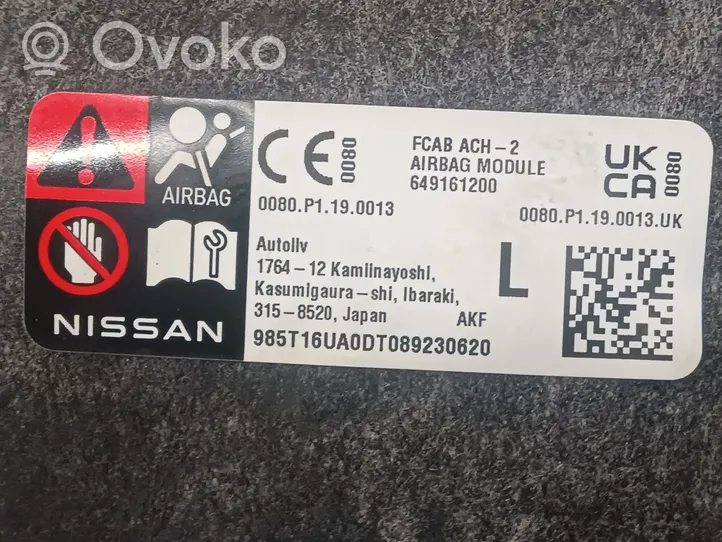 Nissan Qashqai J12 Airbag de siège 985T16UA0D