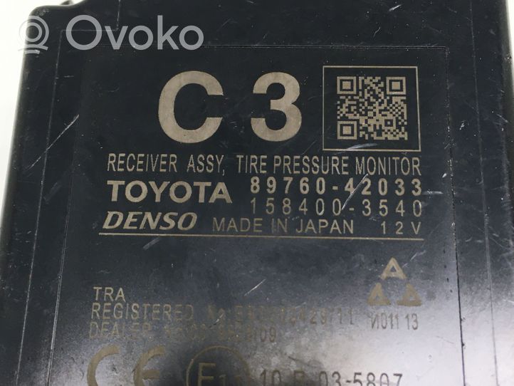 Toyota RAV 4 (XA40) Centralina della pressione pneumatico 8976042033