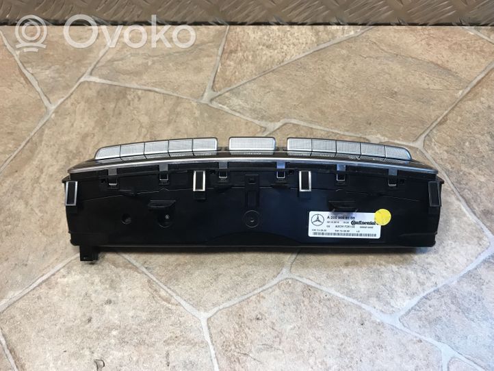 Mercedes-Benz C W205 Interruttore ventola abitacolo A2059058105