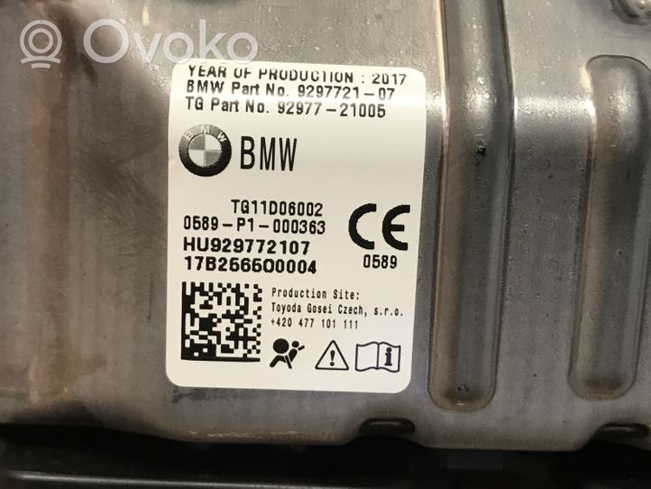 BMW 7 G11 G12 Poduszka powietrzna Airbag chroniąca kolana 9297721