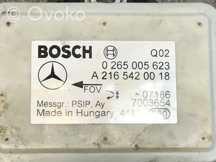 Mercedes-Benz E W211 Sensore di accelerazione A2165420018