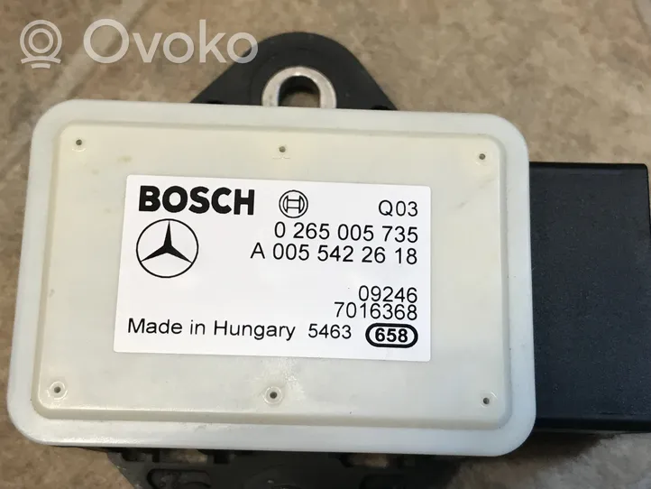 Mercedes-Benz E W212 Sensore di imbardata accelerazione ESP A0055422618