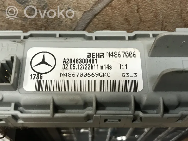 Mercedes-Benz E W212 Электрический радиатор печки салона A2048300461