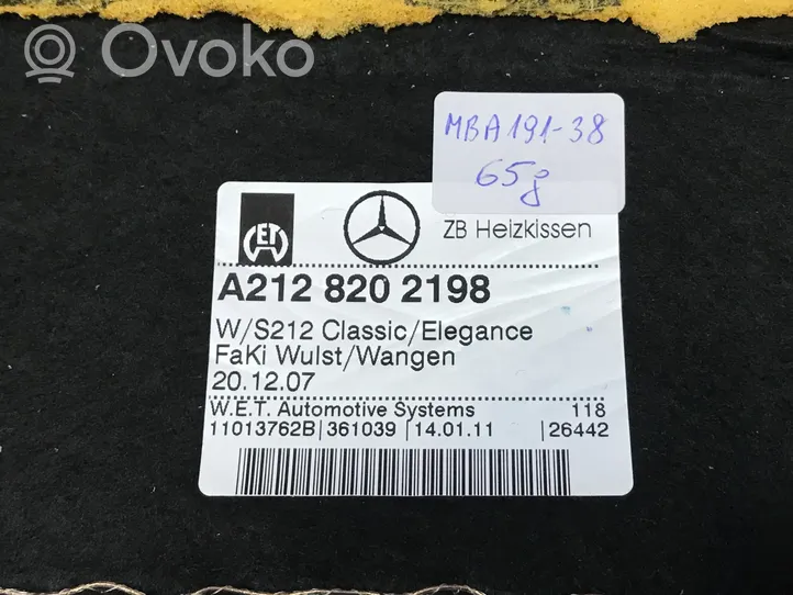 Mercedes-Benz E W212 Sėdynės instaliacija A2128202198