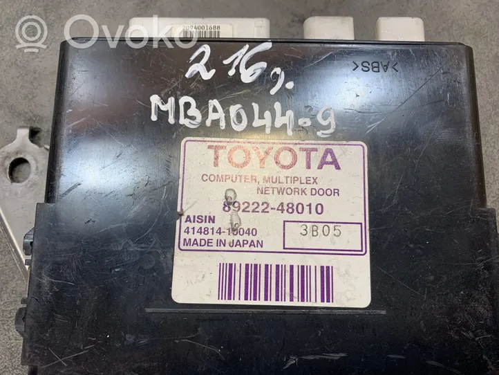 Lexus RX 330 - 350 - 400H Oven ohjainlaite/moduuli 8922248010