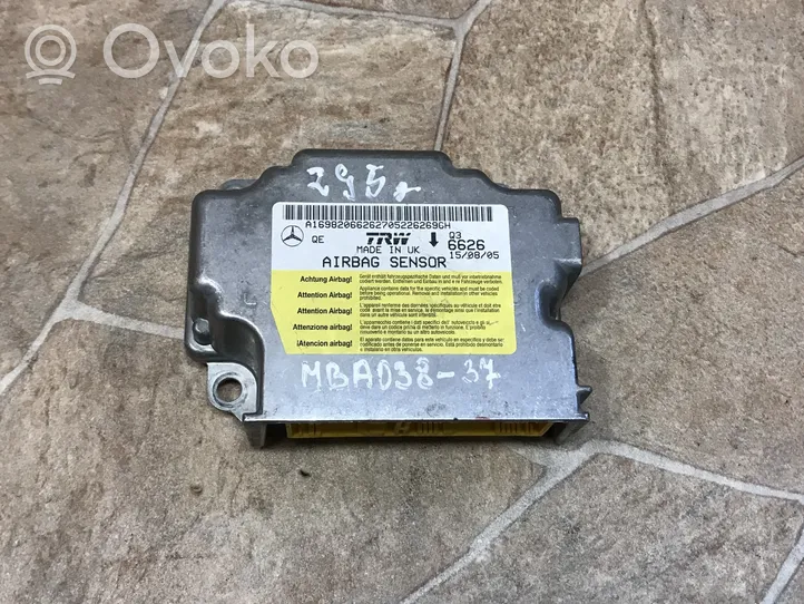 Mercedes-Benz B W245 Module de contrôle airbag A1698206626