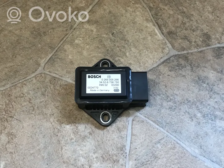 BMW 6 E63 E64 ESP acceleration yaw rate sensor 6758750