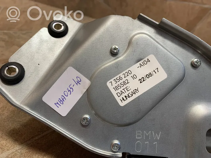 BMW 2 F46 Motor del limpiaparabrisas trasero 7356220