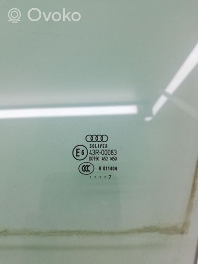 Audi A6 S6 C6 4F Front door window glass four-door 43R00083