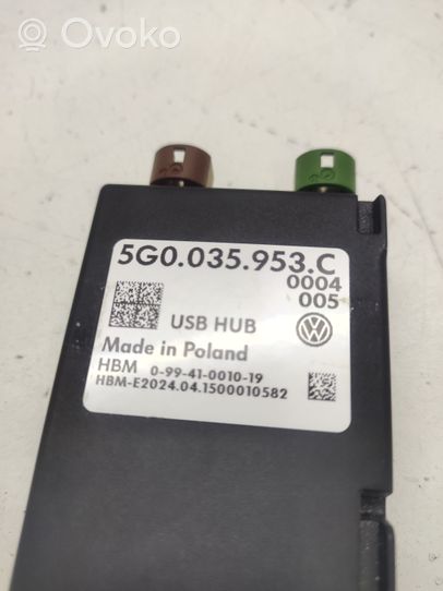 Volkswagen PASSAT B8 USB valdymo blokas 5G0035953C