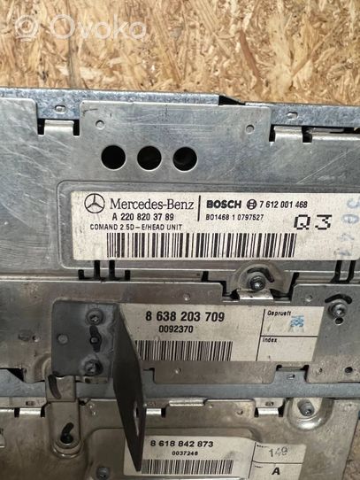 Mercedes-Benz S W220 Pääyksikkö multimedian ohjaus A2208203789