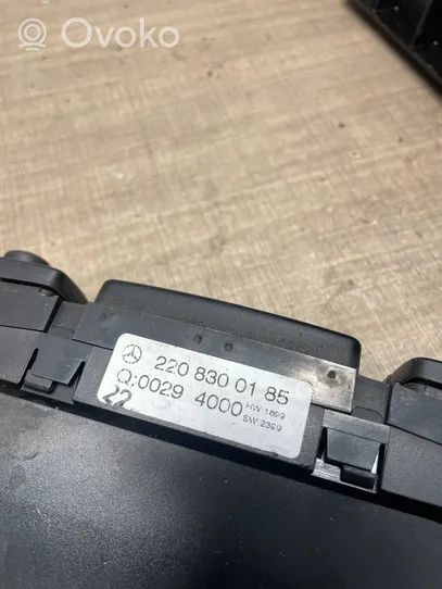 Mercedes-Benz S W220 Climate control unit 2208300185