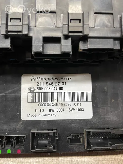 Mercedes-Benz E W211 Engine control unit/module A2115452201