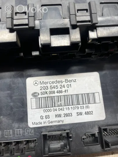 Mercedes-Benz C W203 Rėlių montavimo blokas A2035452401