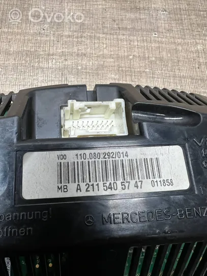 Mercedes-Benz E W211 Muut ohjainlaitteet/moduulit A2115405747