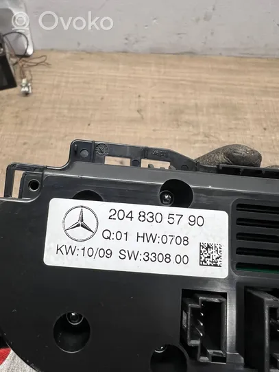 Mercedes-Benz C W204 Ilmastoinnin ohjainlaite A2048305790