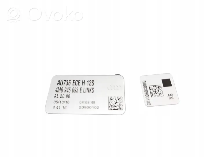 Audi SQ7 Luci posteriori 4M0945093E