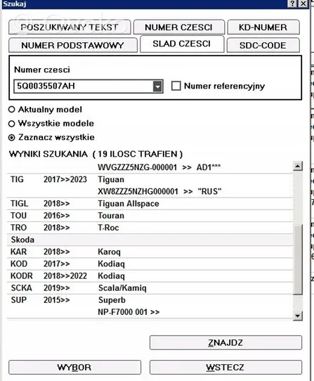 Volkswagen Golf VII Radio antena 