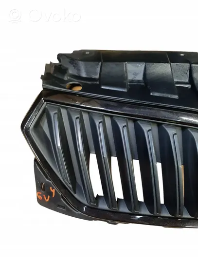 Skoda Fabia Mk3 (NJ) Grille calandre supérieure de pare-chocs avant 6V0853653C