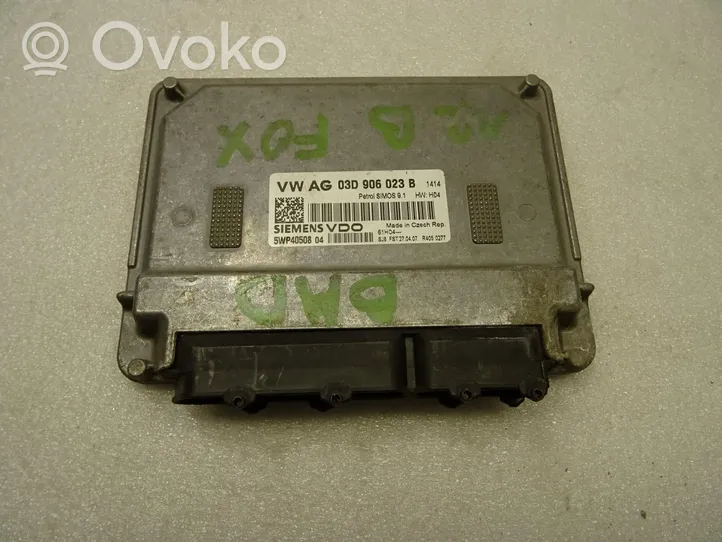 Volkswagen Fox Блок управления двигателем ECU 03D906023B