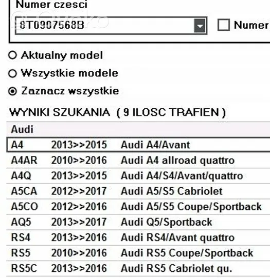 Audi A5 8T 8F Autres unités de commande / modules 8T0907568BQ