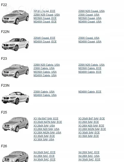 BMW 3 F30 F35 F31 Boîte de transfert 27608623345