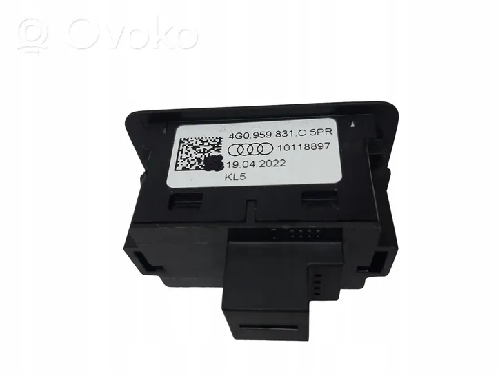 Audi e-tron Interrupteur d'ouverture de coffre 4G0959831C