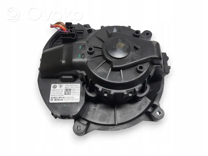 Porsche Cayenne (9PA) Ventola riscaldamento/ventilatore abitacolo 7P0820022