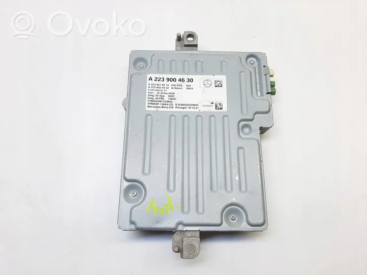 Mercedes-Benz S W223 Speedometer control unit/module A2239004630