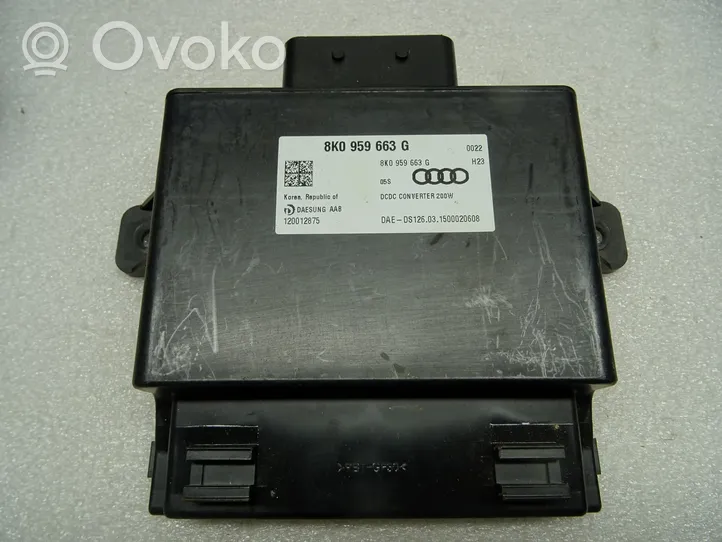 Audi A4 S4 B8 8K Convertitore di tensione inverter 8K0959663G