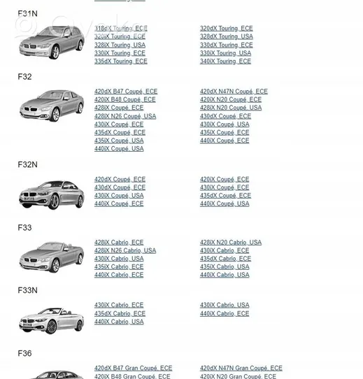 BMW 1 F20 F21 Priekinė svirtis 31126854724