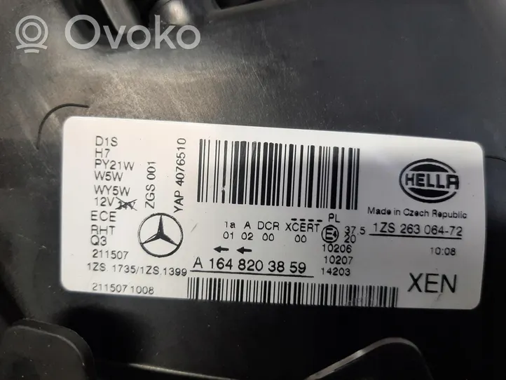 Mercedes-Benz ML W163 Передняя фара A1648203759