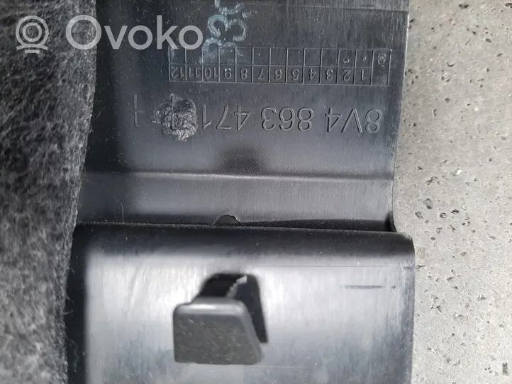 Audi A3 S3 8V Osłona pasa bagażnika 8V4863471