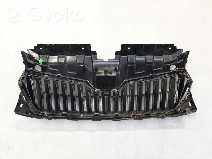 Skoda Fabia Mk3 (NJ) Maskownica / Grill / Atrapa górna chłodnicy 6V0853653C