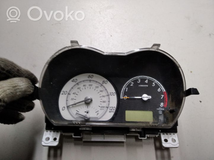 Toyota Yaris Spidometrs (instrumentu panelī) 838005C791
