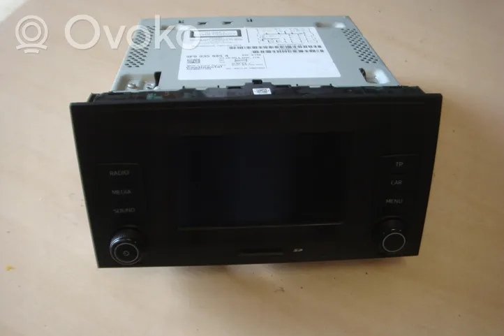 Seat Leon (5F) Radio/CD/DVD/GPS-pääyksikkö 5F0035885A