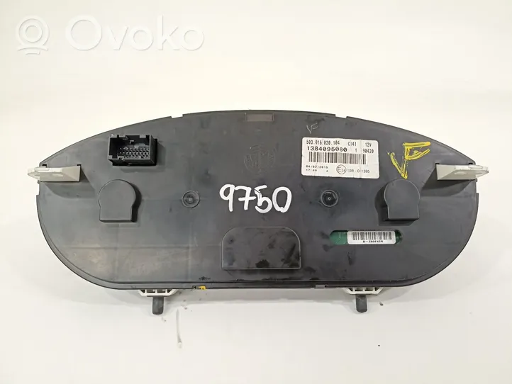 Citroen Jumper Speedometer (instrument cluster) 1384095080