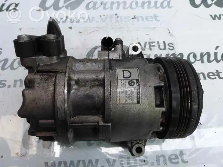 BMW 3 E46 Ilmastointilaitteen kompressorin pumppu (A/C) 6452690564306