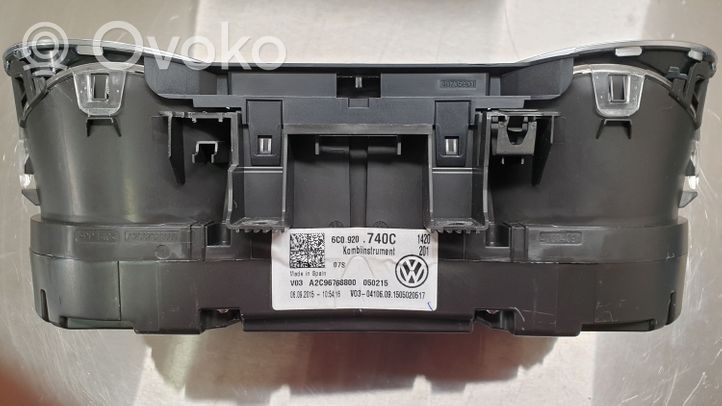 Volkswagen Polo V 6R Nopeusmittari (mittaristo) A2C96768800