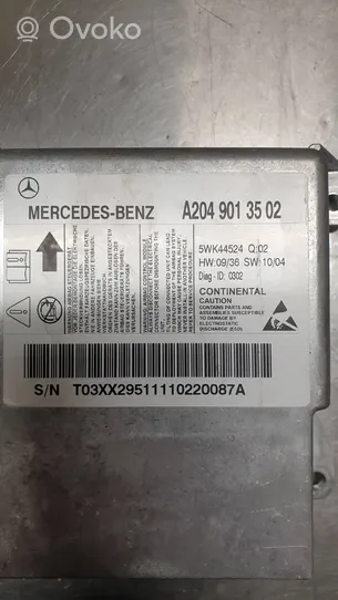 Mercedes-Benz C AMG W204 Airbagsteuergerät A2049013502